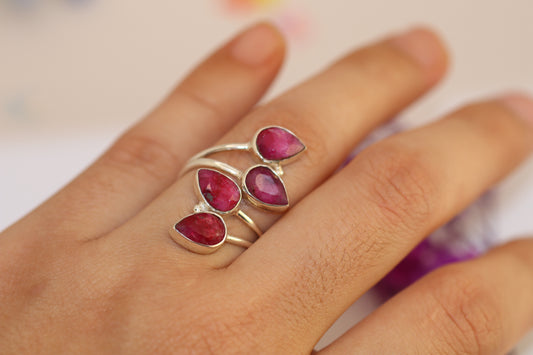 Ruby Synthetic Ring