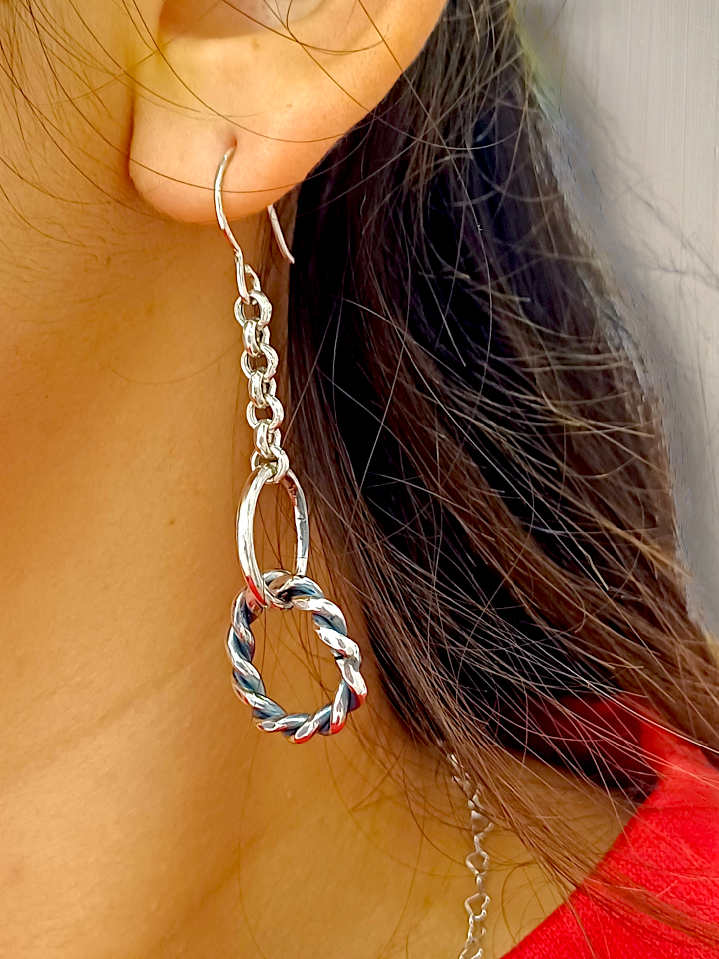 Pendientes ecos circulares